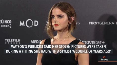 Hacked photos show actresses Emma Watson and Amanda。